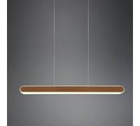 Trio Lighting Helios LED pendant light extendible dim CCT coffee