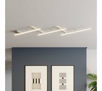 Trio Lighting Indira swivelling LED ceiling lamp, dimmer, nickel