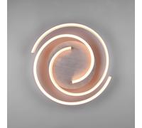 Trio Lighting LED ceiling light Caya, dimmable, aluminium