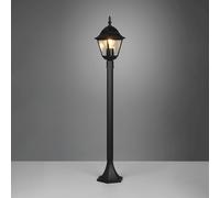 Trio Lighting Livenza path light, black, height 100 cm, aluminium, IP44