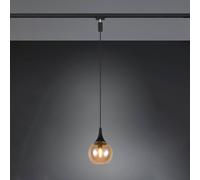 Trio Lighting Lumina track pendant light for DUOline, amber