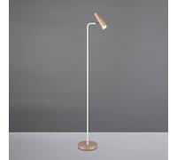 Trio Lighting Marley floor lamp, brown/light grey, height 151 cm, metal