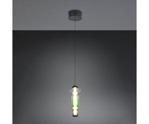 Trio Lighting Minerva LED hanging light, Ø 15 cm, colourful, glass, CCT, dimmable