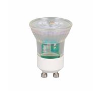 Trio Lighting Mini reflector LED bulb, GU10, 4 W, 4,000 K, transparent, dimmable