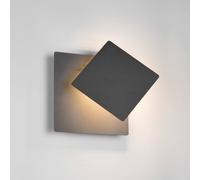 Trio Lighting Mio LED wall light, matt black, width 18 cm, metal