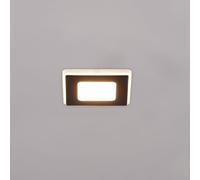 Trio Lighting Nimbus LED recessed IP44 8.5 x 8.5 cm 830 black