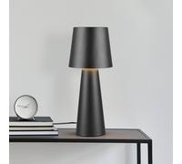 Trio Lighting Nubian table lamp, black, height 40 cm, metal, E27