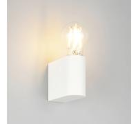 Trio Lighting Pratella bathroom wall lamp, width 4 cm, white, plastic, IP44