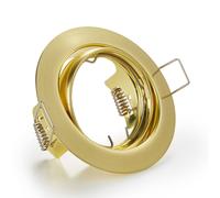 Trio Lighting Round Jura recessed light in brass