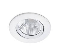 Trio Lighting Round LED recessed spotlight Pamir in matt white