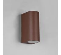 Trio Lighting Roya outdoor wall light, up/downlight, round, rust