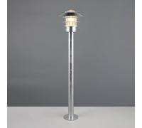 Trio Lighting Ruvuuma path light, zinc-coloured, height 100 cm, metal, IP44
