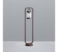 Trio Lighting SAMBESI path light, rust-coloured, height 100 cm, metal, IP44