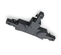 Trio Lighting T-connector DUOline, protective earth left, black