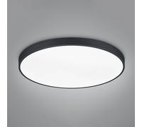 Trio Lighting Waco LED ceiling lamp, CCT, Ø 75 cm, matt black