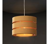 Trio Mustard Yellow Pendant Cylinder Light Shade (D)28Cm