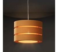 Trio Mustard Yellow Pendant Cylinder Light Shade (D)35Cm