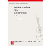 Trio: No. 8. op. 45. flute (violin), viola and guitar. Jeu de parties.