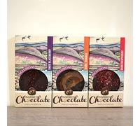 Trio of Mixed Fruit Dark Chocolate Bars