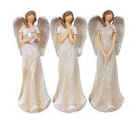 Trio of Small Glitter Angels