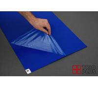 Trio Plus 10 Cleanroom Sticky Tac Mats 115X60Cm - Dirt And Contamination Control - Construction Sites, Hospitals, Tattoo Studios
