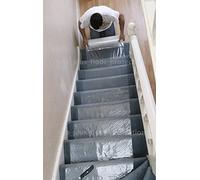 Trio Plus Carpet Protectors, Self Adhesive Floor Protection for Carpet, 60cm x 100m (Heavy Duty, 60 Micron)