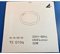 TRIO Ring Fluorescent Lamp 32W 840 Cool White 4P Circular Ring Shape 9000h [EEK: G]