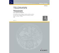 Trio sonata A major: from "Essercizii Musici". Flute (Violin), Harpsichord obligatory and Basso continuo.