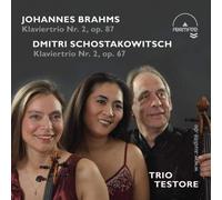 TRIO TESTORE - PIANO TRIOS BY BRAHMS OP. 87 - CD - C4z