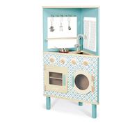 Janod Trio Corner Kitchen | Wooden Pretend Play Toy