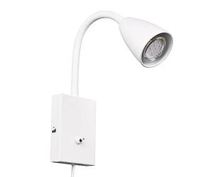 TRIO, Wall lamp, Wanda 1xGU10, max.10,0 W Body: Metal, matt White L:8.5 cm, H:23.5 cm, D:22 cm FLEXConnect
