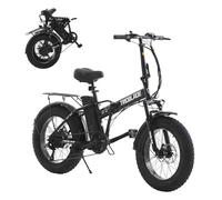 TRIOBLADE Folding Electric Bike 20 Inch Portable E-bike for Adults Height Adjustable Electric Bicycle with 250W Motor Removable 36V Battery