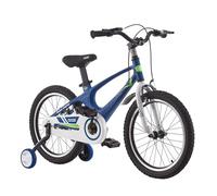 TRIOBLADE Kids Bike 14 16 18 Inch Blue & Pink Children Bicycle Gift for Boys Girls Ages 2-9 Years with Stabilizers and Double Brakes Freestyle Children Bike (Blue, 16")