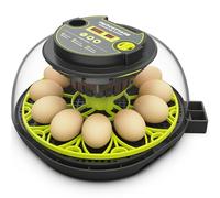 TRIOCOTTAGE Incubator 12 Eggs with Moisture, Water Supply, Automatic Egg Turner and Temperature Control Incubator Incubator for Chickens, Quails, Ducks and Poultry Egg Incubators