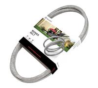 TRIONES 954-04118 Kevlar Deck Belt for 46" Riding Lawn Mower, Durable Wrapped Design, Compatible with MTD, Replaces 754-04118 954-04118 Stens 265-223, 1/2" x 122.5"