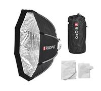 Triopo 65cm / 26inch Portable Octagon Softbox Bowens Mount Photography Light Modifier for Studio Strobe Continuous Light Carrying Bag