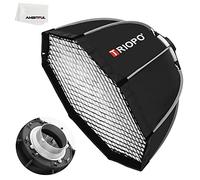 Triopo Bowens Mount Quick Release Octagon Soft Box,Portable Octagon Umbrella Softbox With Honeycomb Grid (65 cm / 25.6 inch)