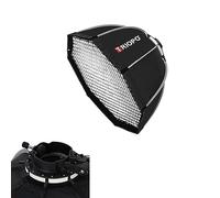 Triopo KX55 Soft Box 21.6in/55cm with Honeycomb Grid, Octagon Umbrella Photography Softbox for Godox V1 AD200Pro Round Head Flash Speedlite Speedlight Soft Box Light Diffuser