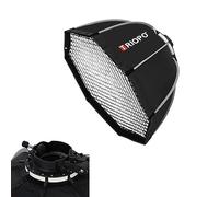 Triopo KX65 Soft Box 25.6in/65cm Softbox with Honeycomb Grid, Octagon Umbrella Photography Softbox for Godox V1 AD200Pro Round Head Flash Speedlite Speedlight Soft Box Light Diffuser
