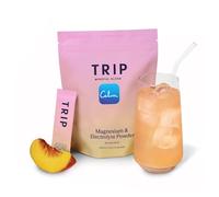 TRIP Calm Electrolyte Magnesium Powder, Peach Yuzu, 20 Sachets