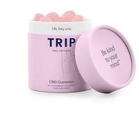 TRIP CBD Infused Gummies, 300mg CBD, High Strength, Wild Strawberry, 30x