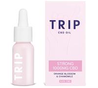 TRIP CBD Oil 1000mg (High Strength), Orange Blossom, Vegan, 100% Natural, Flavoured CBD Oil Blended with MCT Coconut Oil (Pack of 1)