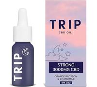 TRIP CBD Oil 3000mg (High Strength), Dream Drops, Vegan, 100% Natural, Flavoured CBD Oil Blended with MCT Coconut Oil - Feel Less Stress, Improve Sleep, Anxiety Relief - 30ML
