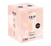Trip CBD Peach & Ginger 4 x 250ml