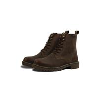 Trip Machine Company Leather Men's Motorcycle Riding Boots - Derby | Ankle, Toe & Heal Protectors | CE Certified (Rusty Brown, 5, UK Footwear Size System, Adult, Men, Numeric, Medium, 5)