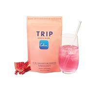 TRIP Magnesium Glycinate Powder - 7,500MG Magnesium per Pack with L-Theanine & Lion’s Mane, Delicious Pomegranate Orange Blossom Flavour, Sugar Free, 1 Pack - 30 Drink Mix Servings