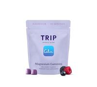 TRIP Magnesium Gummies, Wild Berry, 5,400mg Magnesium Citrate per pack, 180mg x 60 Gummies, Highly Absorbable, Electrolyte Balance, Plant-Powered, Sugar-Free & 3rd Party Tested