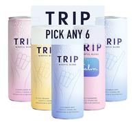 TRIP Mindful Blends - Pick Any 6 x 250ml, Sparkling Mixed Pack Fizzy Drink, Low Calorie, Vegan 1440MG Magnesium + Lion’s Mane + Chamomile