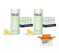 TRIP Mindful Blends Variety Pack Sparkling Drinks 12 x 250ml - Magnesium, Lion’s Mane, Chamomile & Lemon Balm - Low Calorie, No Added Sugar (24. x 250ml, Sicilian Lemon 24x 250ml)