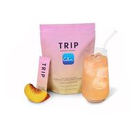 Trip Peach Yuzu Electrolyte Powder | Daily Hydration with Sodium, Magnesium, Vitamin D & More | Sugar Free + Vegan | Pack of 20 x 7.2 g sachets